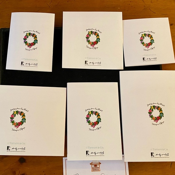 Tiffany & Co. limited edition Andy Warhol Christmas Card designs!  Discontinued - Picture 2 of 4